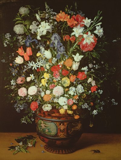 Nature morte de fleurs dans un vase - Jan Brueghel the Younger